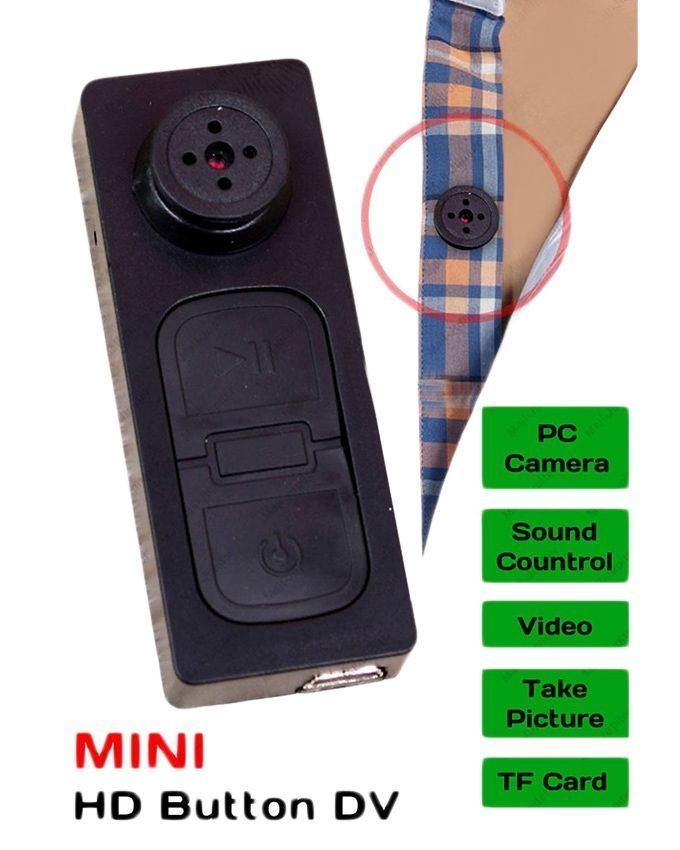 Buy Spy Hidden Video Camera in Shirt Button with mic in Pakistan Laptab