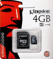 Kingston MicroSD memory card