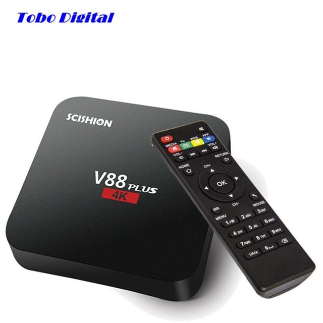 Buy SCISHION V88 Plus TV Box QuadCore Android 6.0 in Pakistan | Laptab