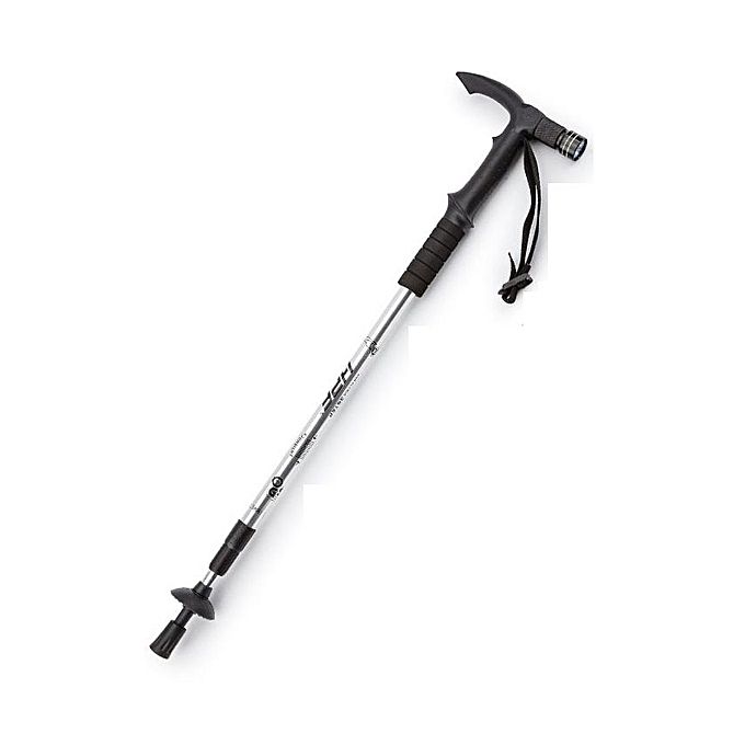 hiking-trekking-stick-with-led-black-silver
