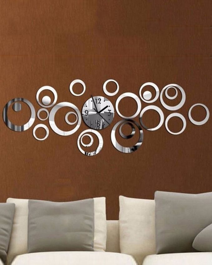 acrylic-wall-clock-silver