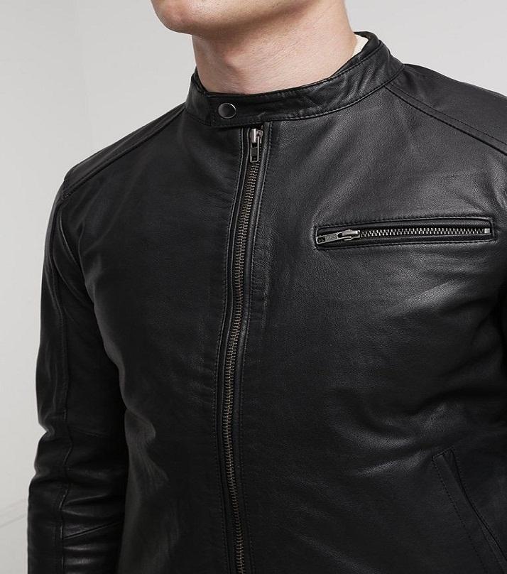 Men's Slim Fit Leather jacket BM Price in Pakistan | LAPTAB