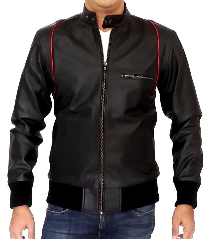 Men's Slim Fit Leather jacket BR1 Price in Pakistan | LAPTAB