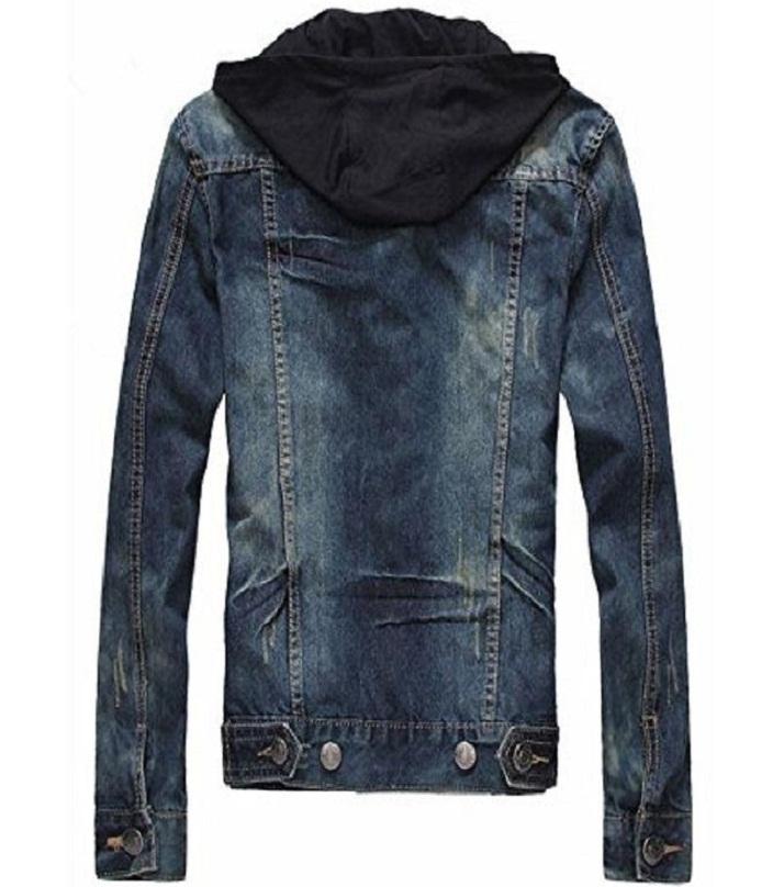 Buy Men's Slim Fit Blue Denim Jacket DJ1 Best Price in Pakistan (June