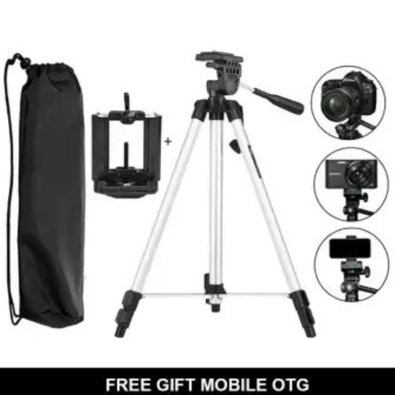 Mobile Phone Camera Tripod with Bluetooth Remote and Adjustable Aluminum Stand Price in Pakistan | LAPTAB