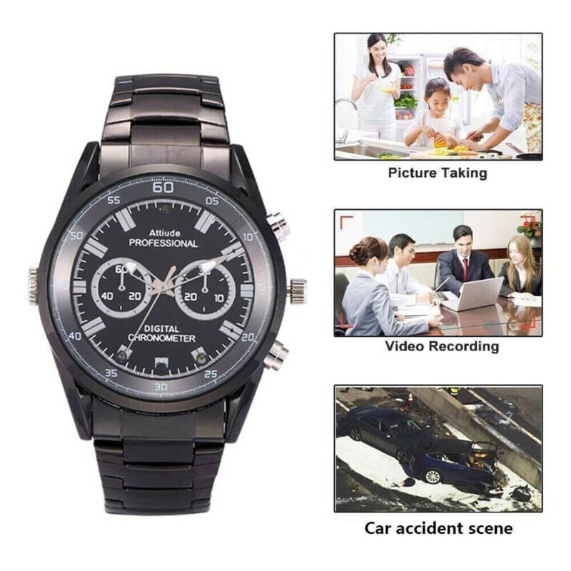  SPY CAMERA VIDEO WATCH 1080p 32gb memory