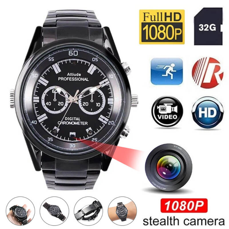  SPY CAMERA VIDEO WATCH 1080p 32gb memory