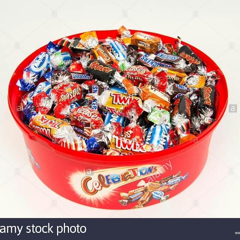 Celebrations sales chocolate box