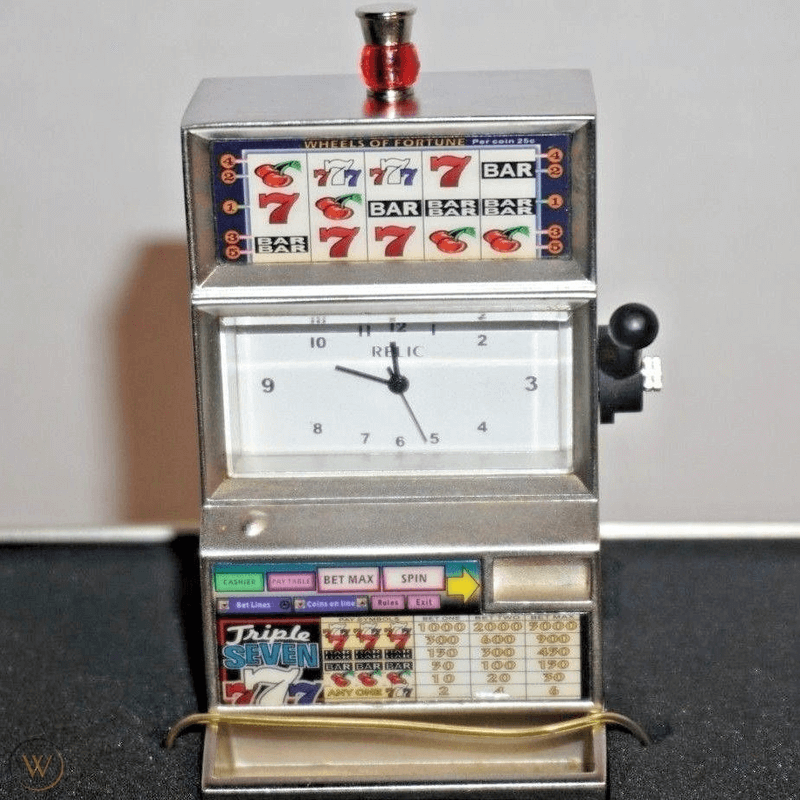 fossil-brand-antique-slot-machine-clock-metal-black
