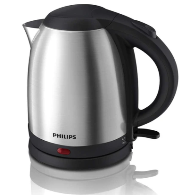 Philips Electric Kettle Silver & Black