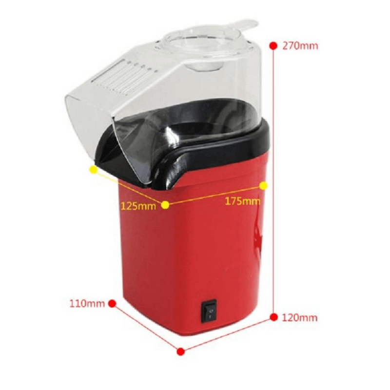 Electric Popcorn Maker Oil-Free Mini 1200W Price in Pakistan | LAPTAB