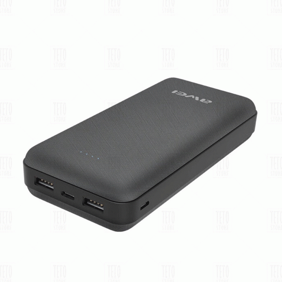 20000mAh Power Bank Dual USB AWEI P47K 