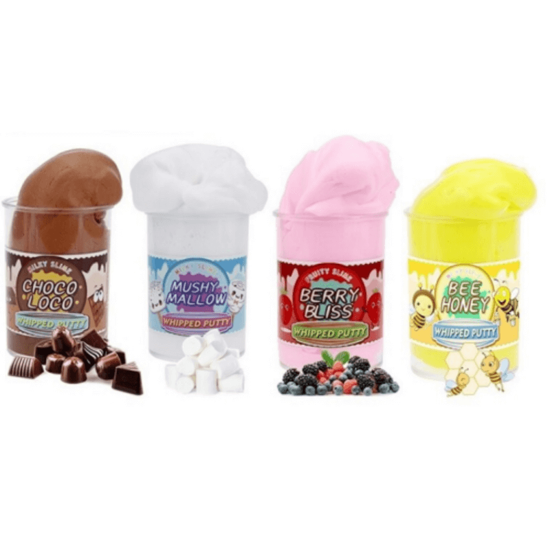 120ml Fluffy Slime 4 Solid Colors