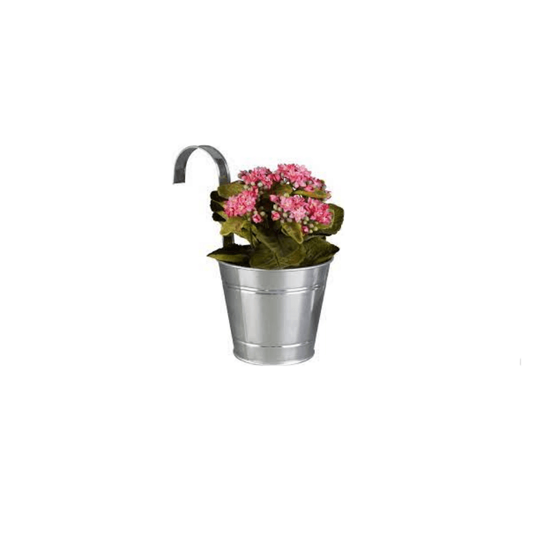 Stainless Steel Hanging Flower Pot 11cm Silver 