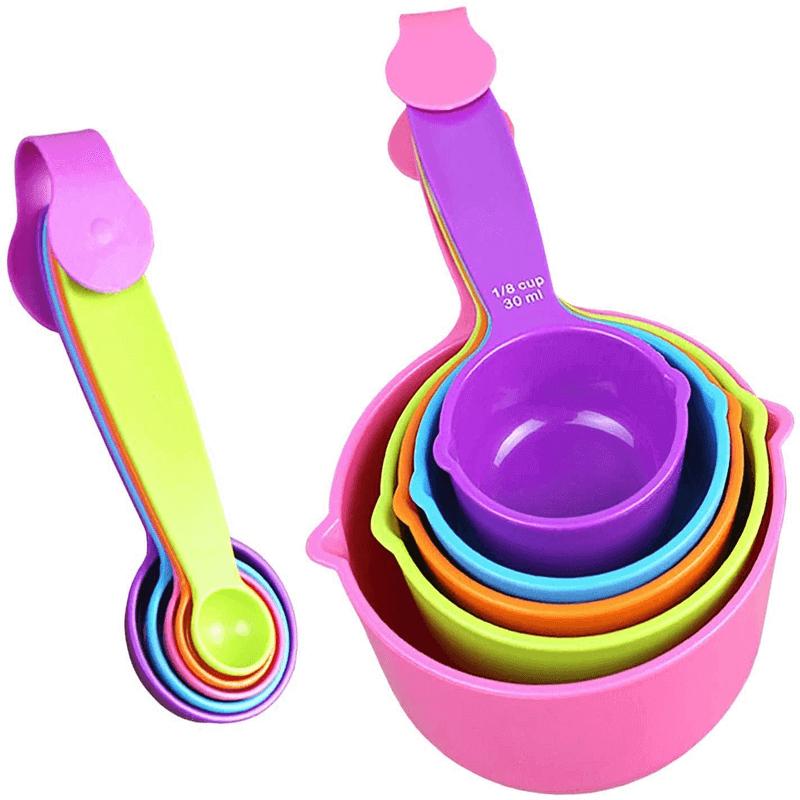 Plastic Measuring Cups and Spoons Multi-color Price in Pakistan | LAPTAB