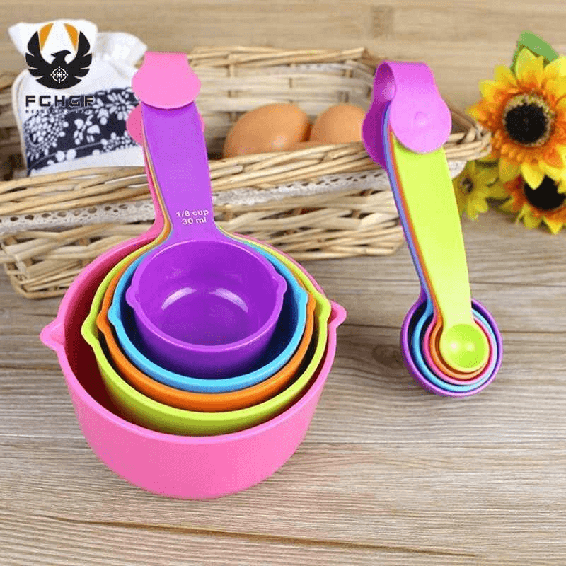 Plastic Measuring Cups and Spoons Multi-color Price in Pakistan | LAPTAB