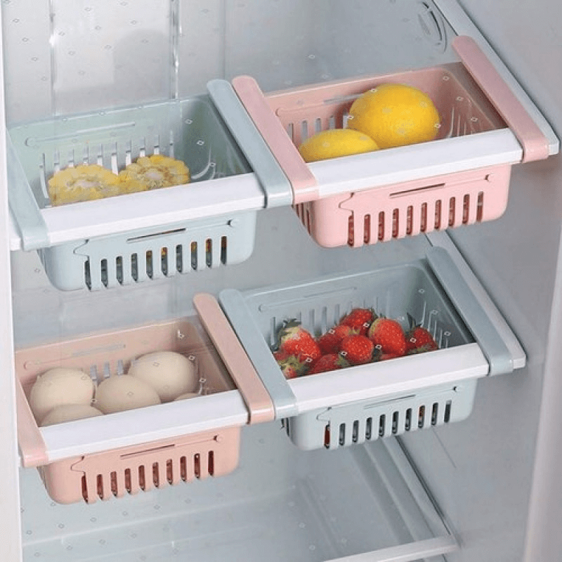 adjustable-fridge-storage-basket