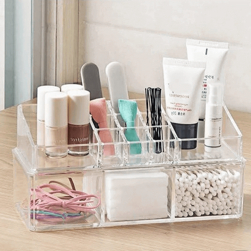 acrylic-rectangle-cosmetic-organizer