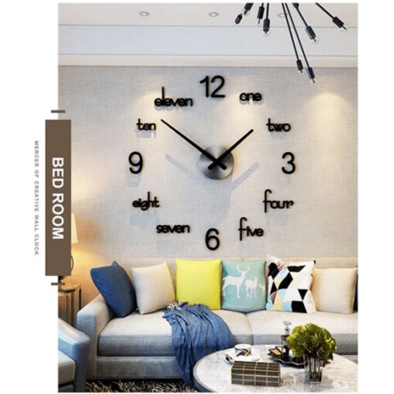 diy-3d-modern-acrylic-wall-clock-large