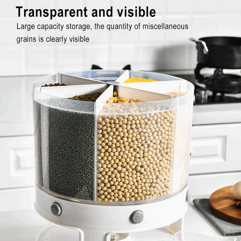 10 Kg 6 In 1 Food Container Cereal Dispenser