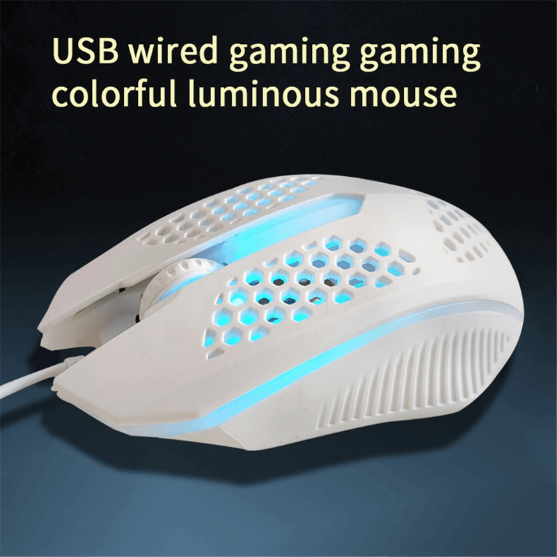 L601 Luminous Color USB Fashion Wired Mouse
