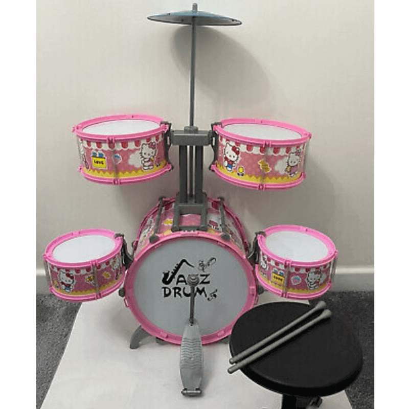 Hello Kitty Kids Jazz Drum Set