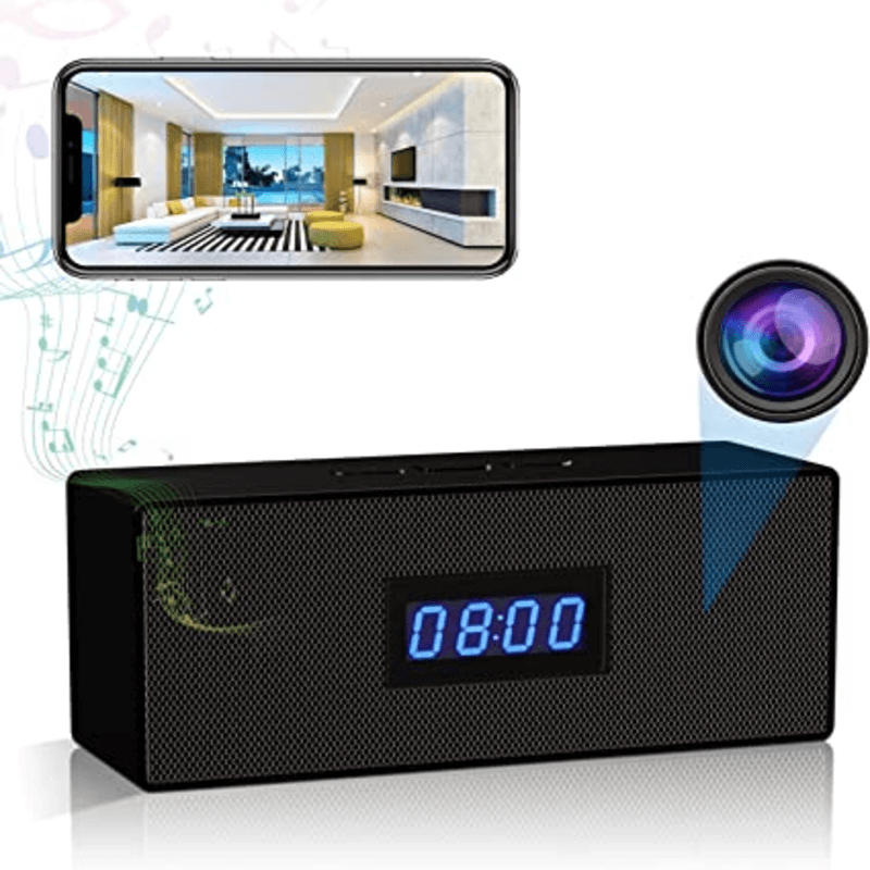 WiFi Wireless Bluetooth Speaker Spy Camera 1080P