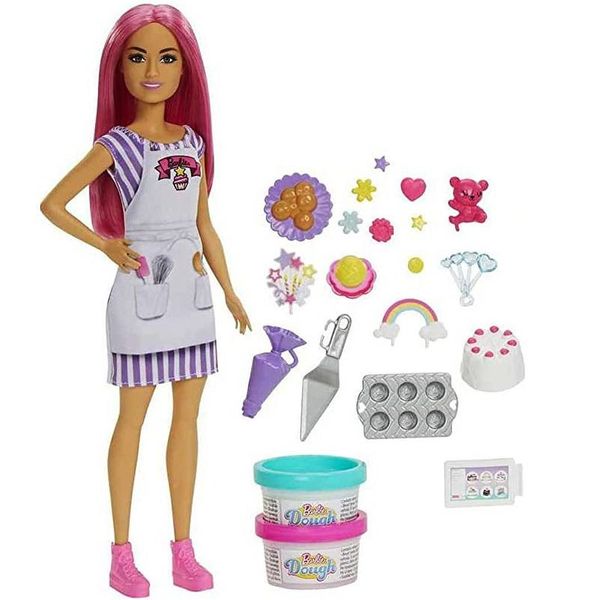 Barbie Bakery Playset And Coffee Shop Playset