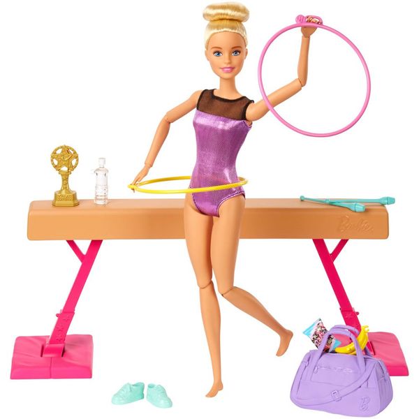 barbie-gymnastic-playset