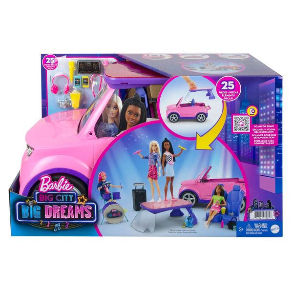 Barbie Big City, Big Dreams Transforming Vehicle Playset