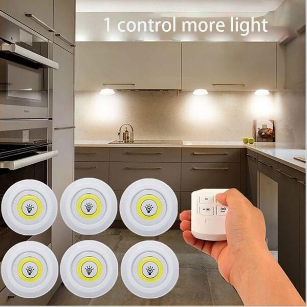 3pcs LED Night Light Wireless With Remote Control