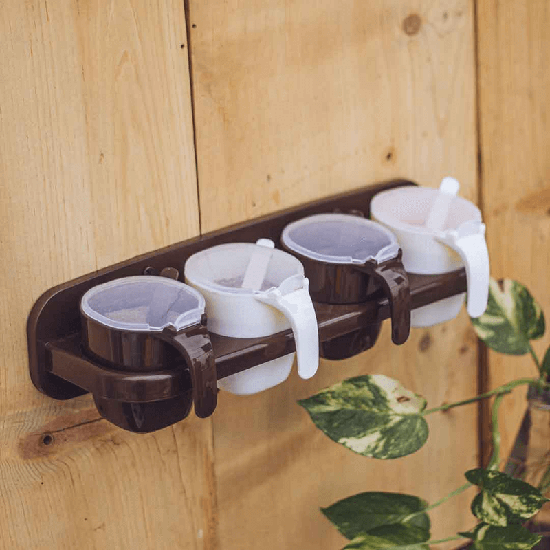 4 In 1 Beautiful Spice Rack Wall Hanging