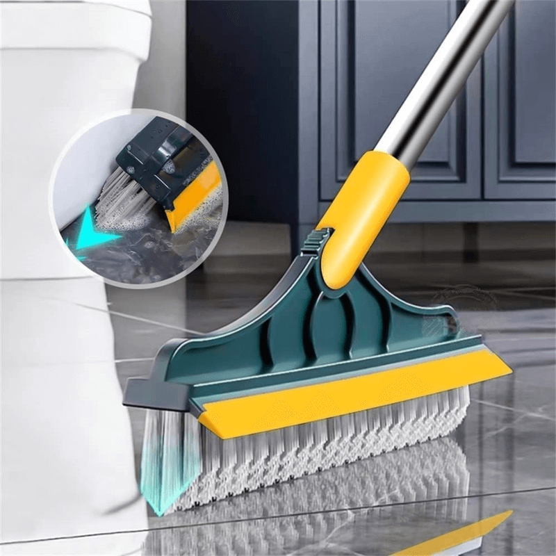 V-Shaped Bristles Floor Scrub Cleaning Brush