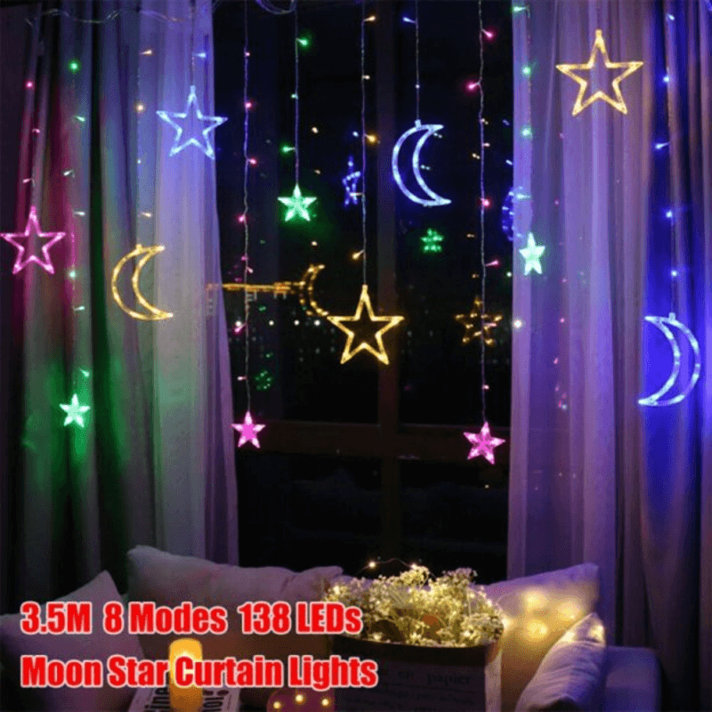 3-5m-star-moon-string-lights-lamp-curtain-led