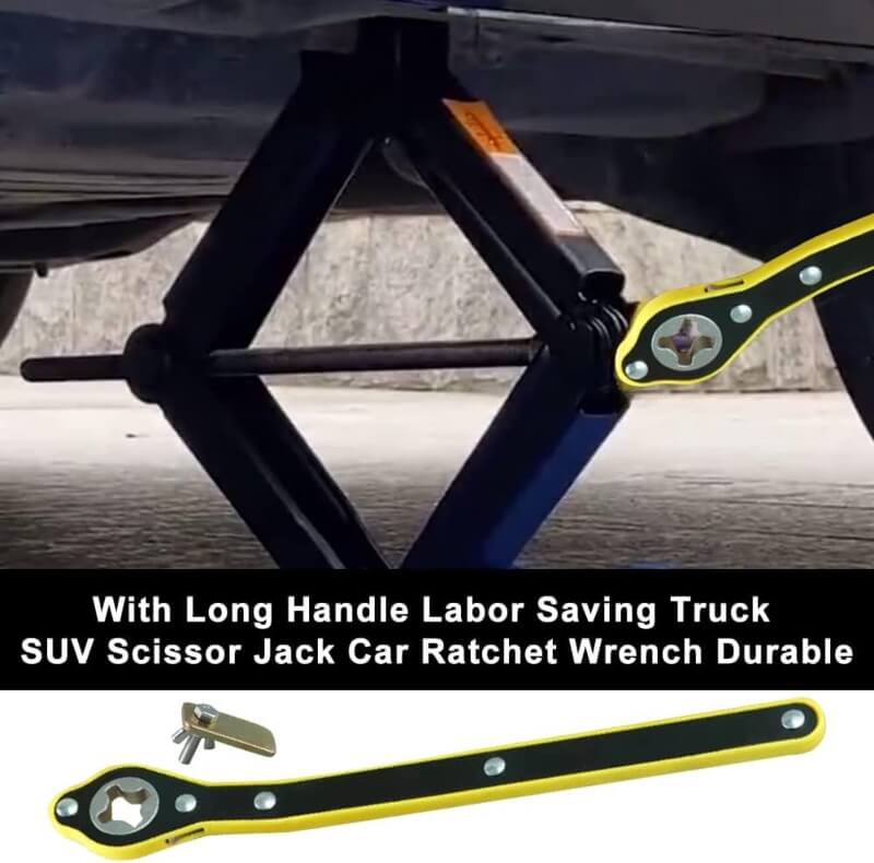 automobile-tire-ratchet-wrench-tire-jack