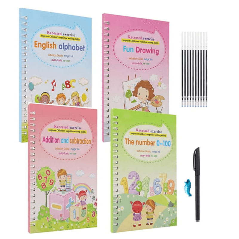 child-practice-magic-book-pack-of-4-pcs-with-10-refills