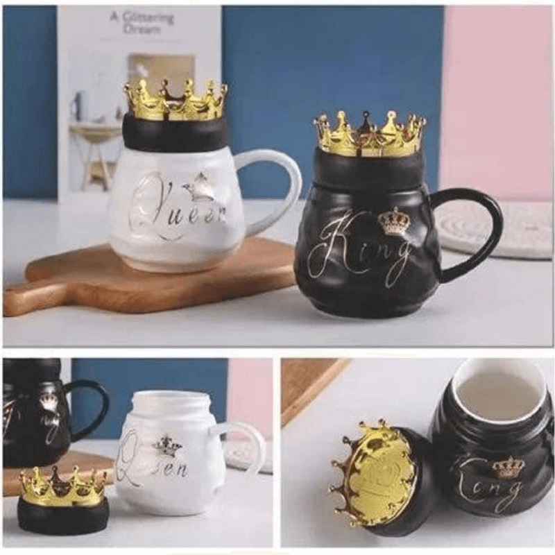 M1 Couple King Queen Mug