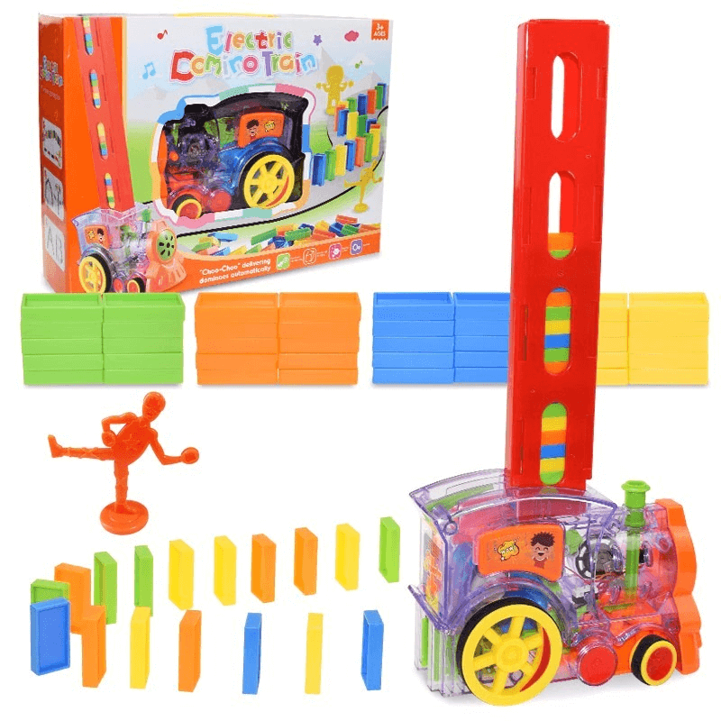 Kids Domino Train Car Set
