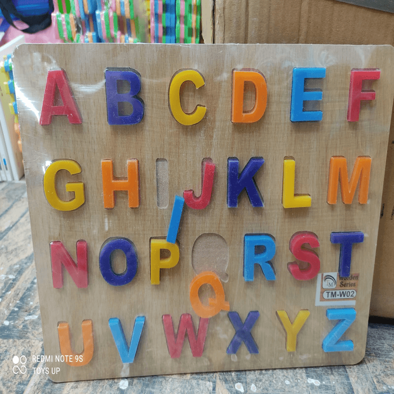 Capital Letters Learning Wooden Board for Kids