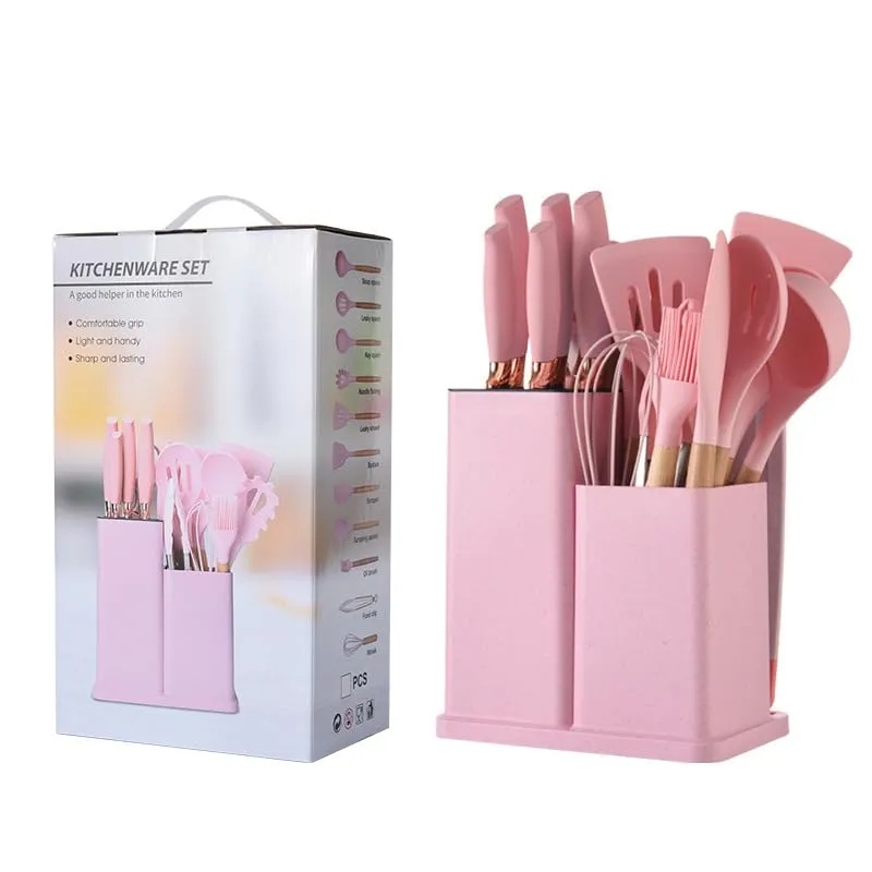 20pcs-kitchenware-silicon-utensil-spoon