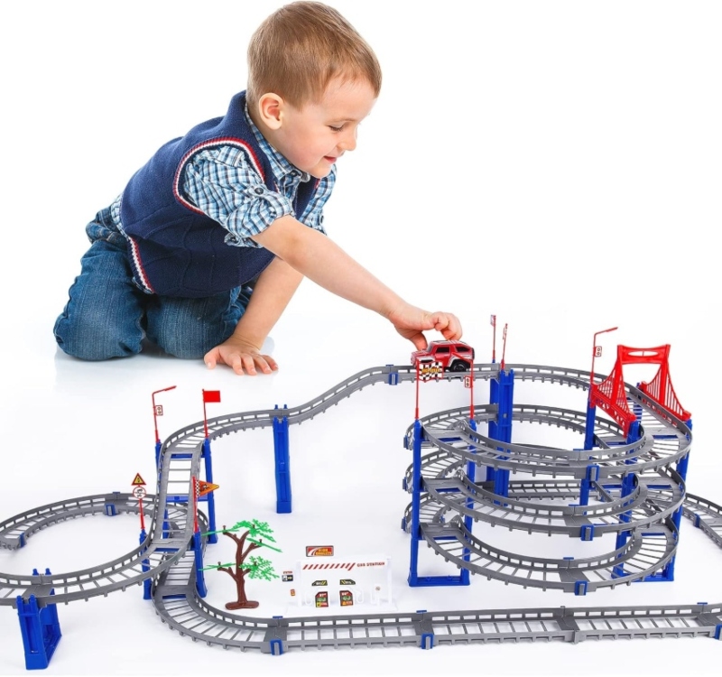Electric-rail-car-set