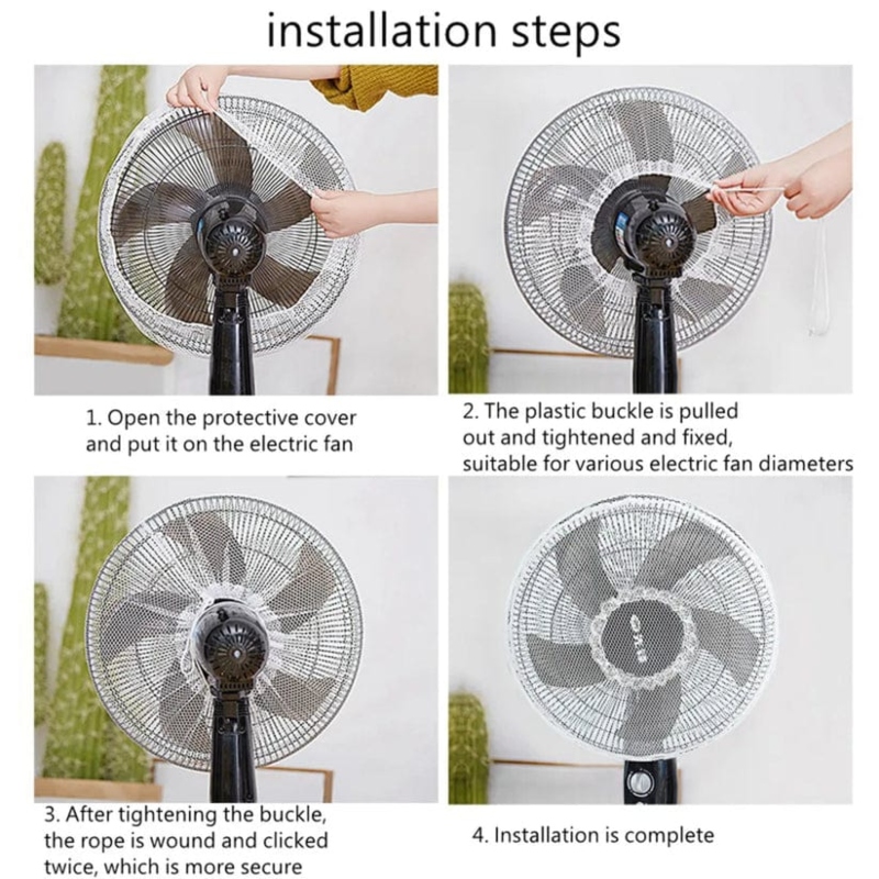 Cartoon Printed Safety Net Dust proof Fan Cover  Price in Pakistan | LAPTAB