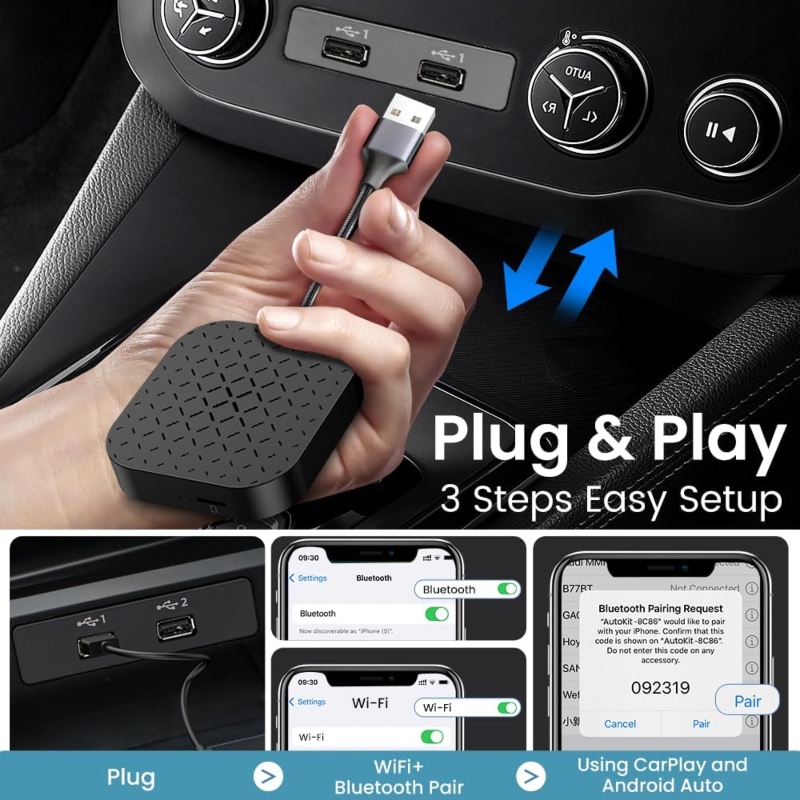 CARLINKIT T BOX 2+16GB APPLE ANDROID 11.0 WIRELESS CARPLAY