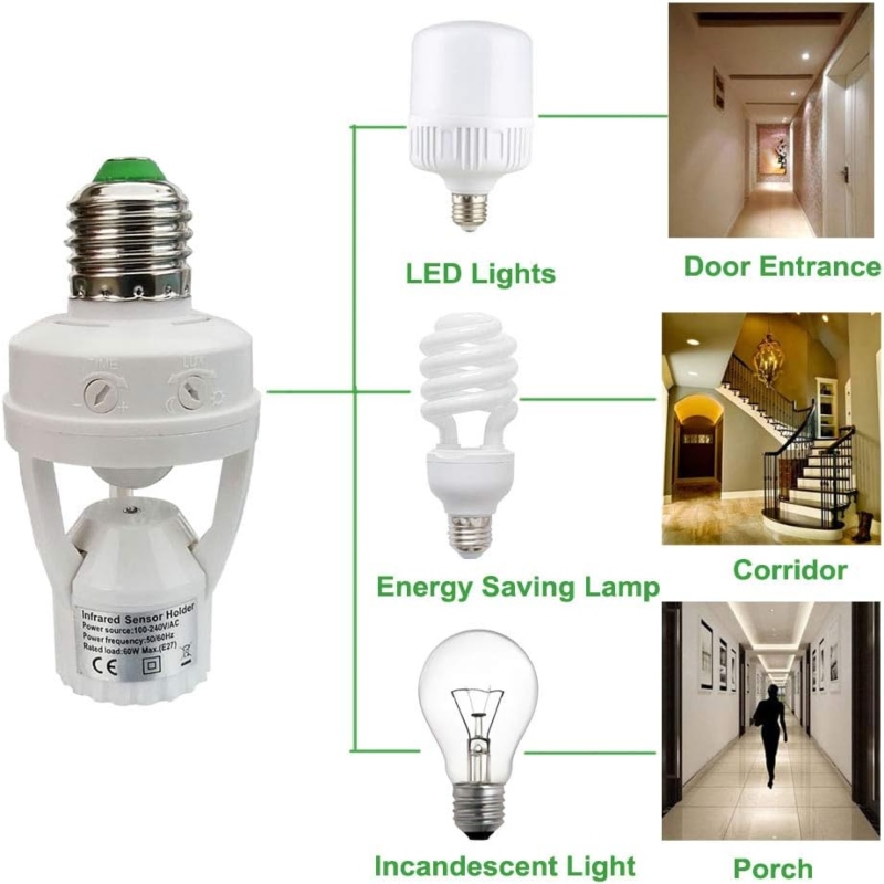 Motion Sensor Bulb Holder Light Socket for Smart Indoor Lighting Price in Pakistan | LAPTAB