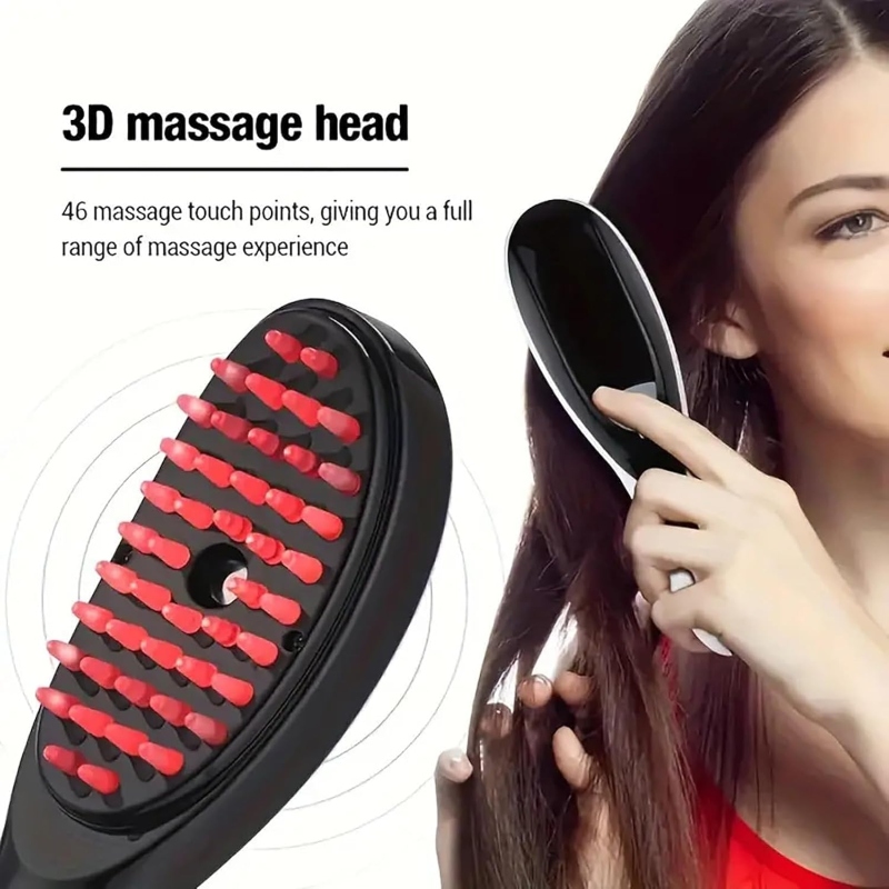 Hair Growth Brush with Steam and Vibration