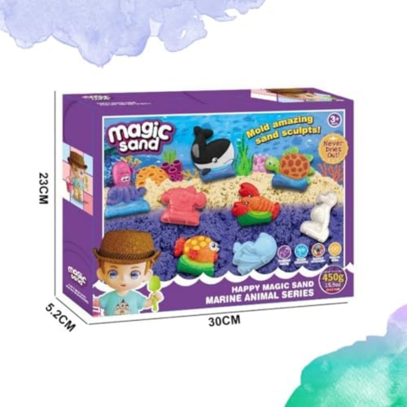 KIDS MAGIC SAND ART SET WITH TRAYE