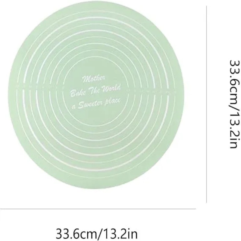 Silicone Dough Mat Rolling Pin Set 