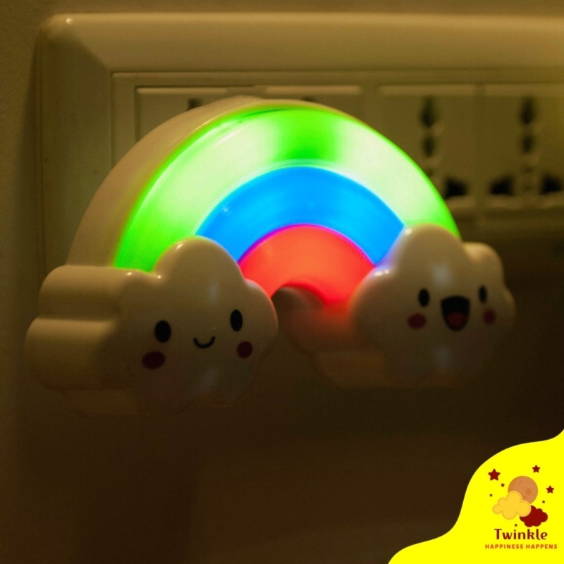 Sensor System Rainbow Cloud shape night light color Price in Pakistan | LAPTAB