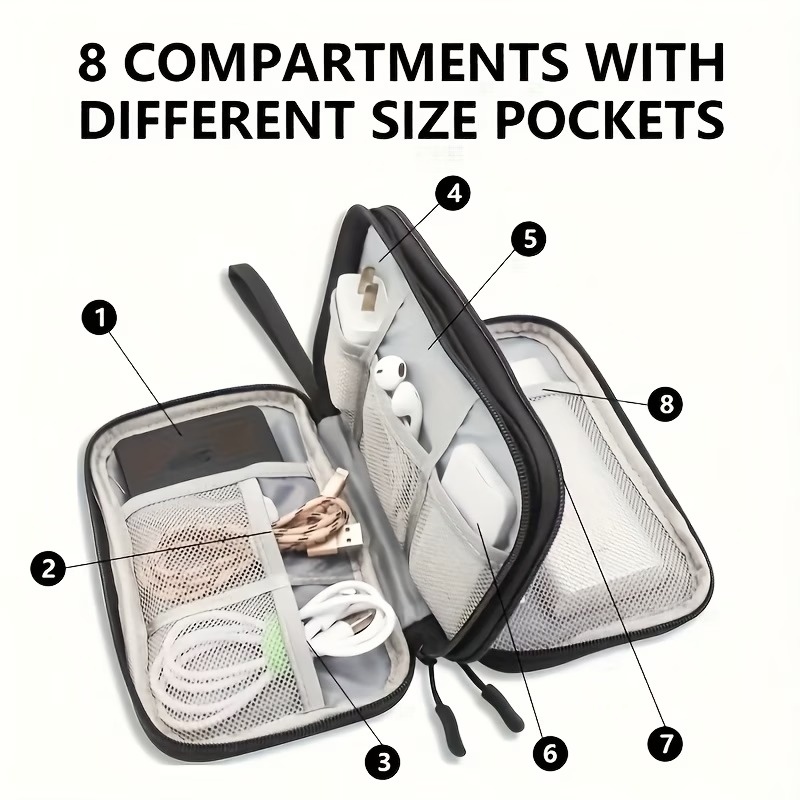 Portable Zipper Data Cable Organizer Bag Price in Pakistan | LAPTAB