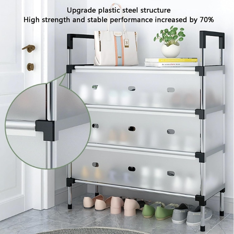 Adjustable Metal Shoe Organizer and Storage Cabinet Price in Pakistan | LAPTAB